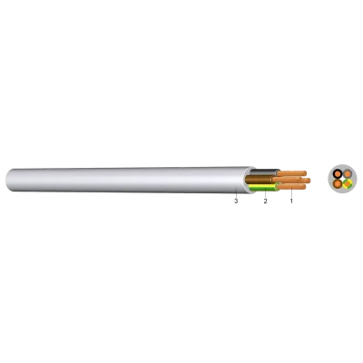 A05VV-F 4G6 ALB  - Cablu pentru instalatii electrice (300/500v)