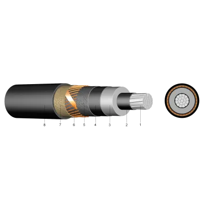 A2XS(F)2Y 1X70RM/1612/20KV  - Cablu medie tensiune aluminiu