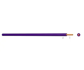H05V-K 0,75 VIOLET  - Conductor cupru flexibil