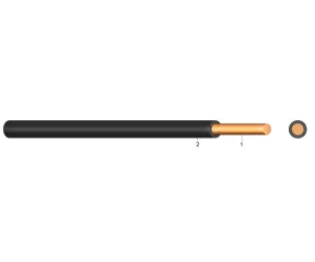 H05V2-U 0,5 ALB (COD 53942)  - Conductor cupru rigid