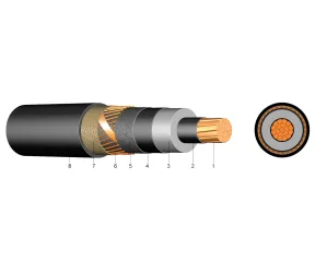 N2XS(F)2Y 1X240RM/25(12/20KV)  - Cablu medie tensiune aluminiu