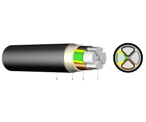 NA2XY 3X25+16 - Cablu nearmat aluminiu (0.6/1KV) | Cablezone