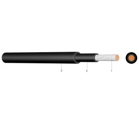 Solar cable (N)A2XY-O 1x150 1.8/3 kV - Cablu nearmat aluminiu (0.6/1KV)