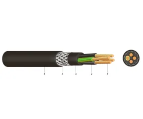 YSLYCY-OZ 2X1,5(0,6/1KV)  - Cablu de semnalizare
